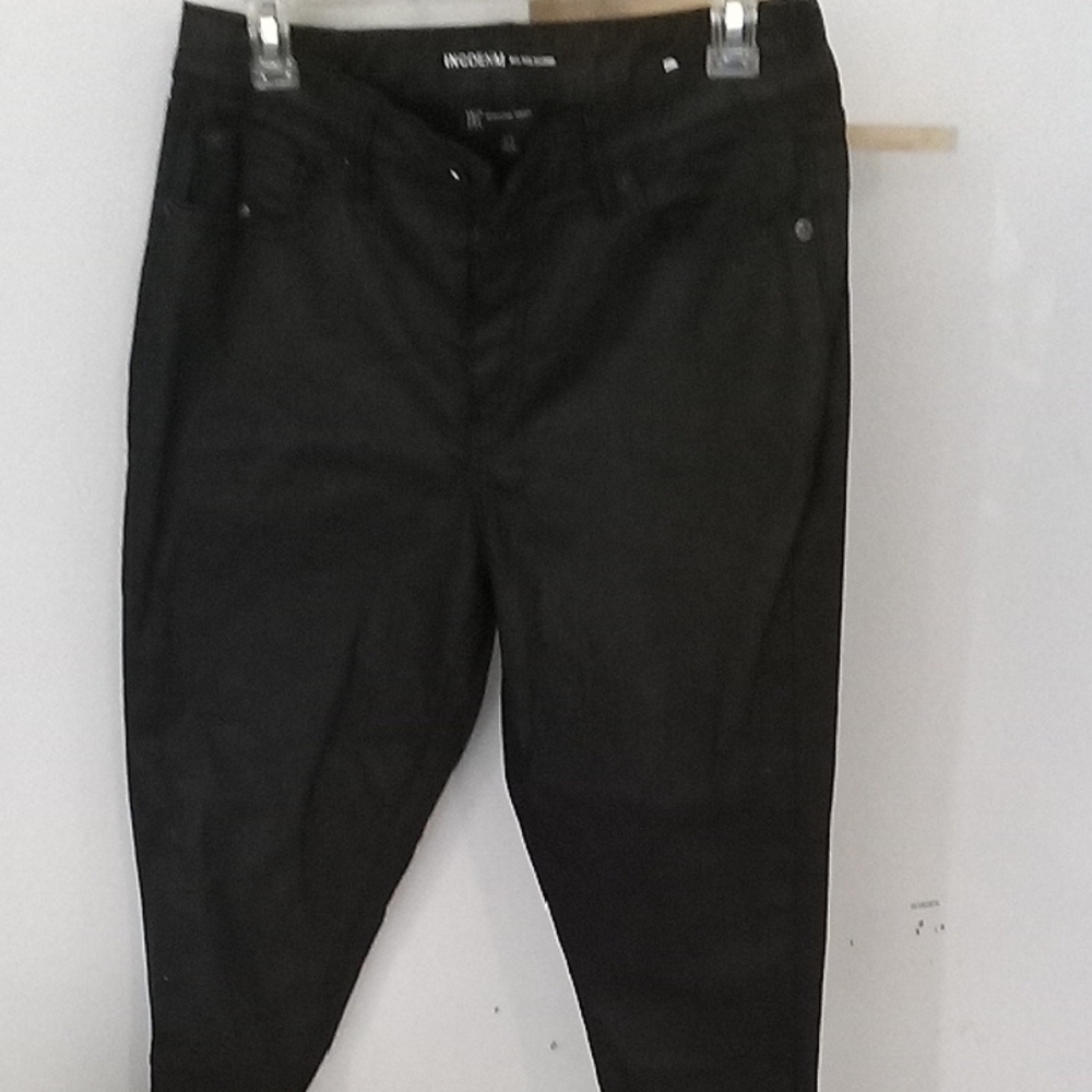 INC International Concepts Black Straight Leg Jeans